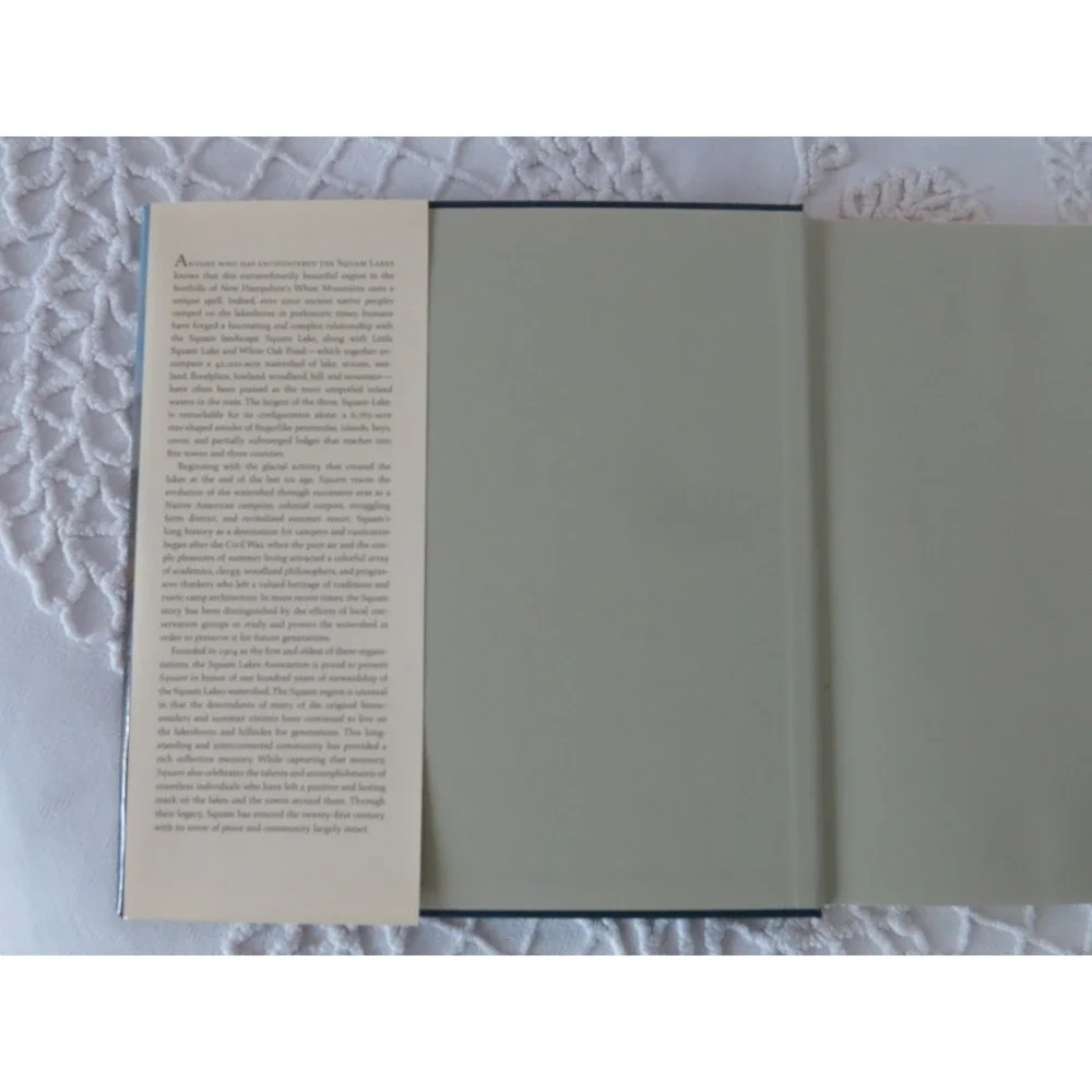 Squam Rachel Carley Signed Hardcover 2004 Squam Lakes Association History Book